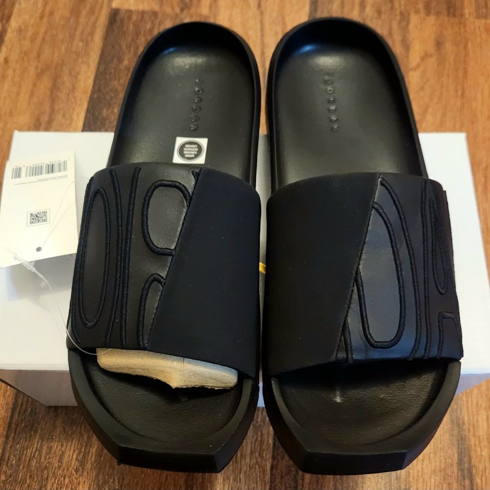 Jordan NOLA Slide "Triple Black" - Women 5 (Men US 3.5)
